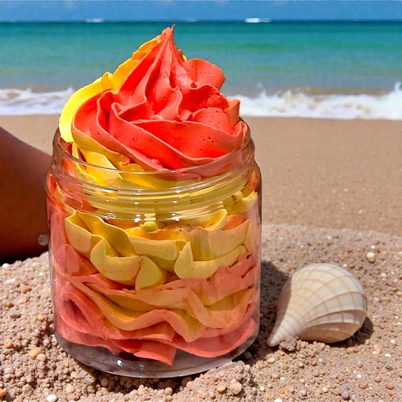 BUY NOW- 4oz Handcrafted Tropical Whipped Shaving Soap - Picture 4 of 9